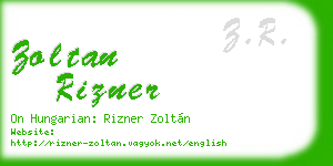 zoltan rizner business card
